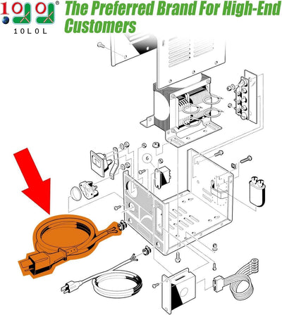 10L0L Golfwagen-Set, 2 Zinken, DC-Kabel-Set für Lester Ladegerät, DC-Ladekabel-Set für 36-Volt-Wagen