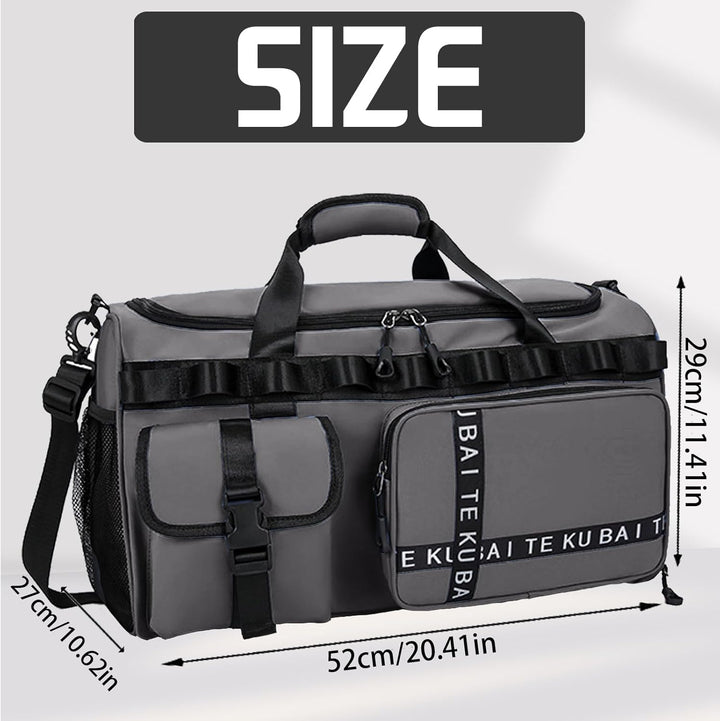 Reisetasche Damen Herren, 65L Wasserabweisende Sporttasche, Large Capacity Reise Tasche Gym Bag, mit