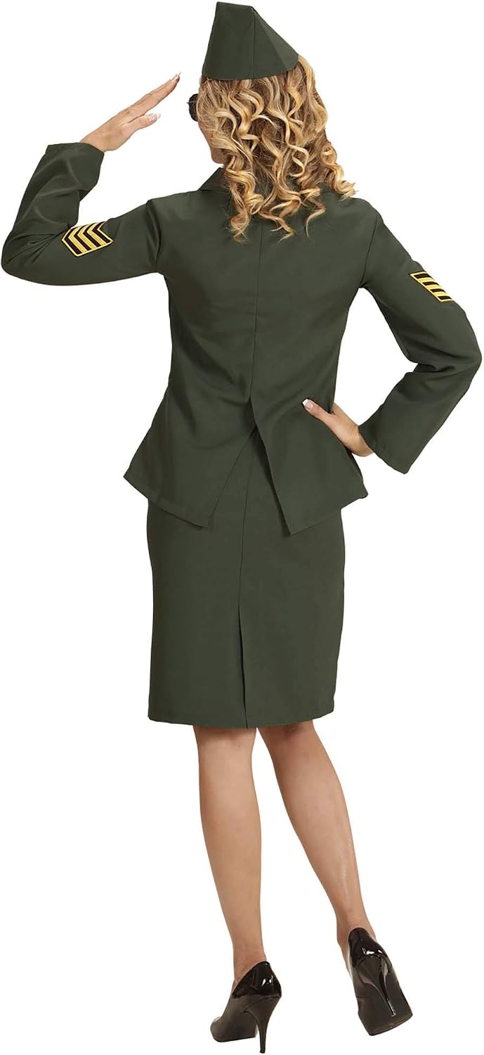 W WIDMANN MILANO Party Fashion - Kostüm Army Officer, Uniform, Soldatin, Militär, 40er Jahre, Faschi