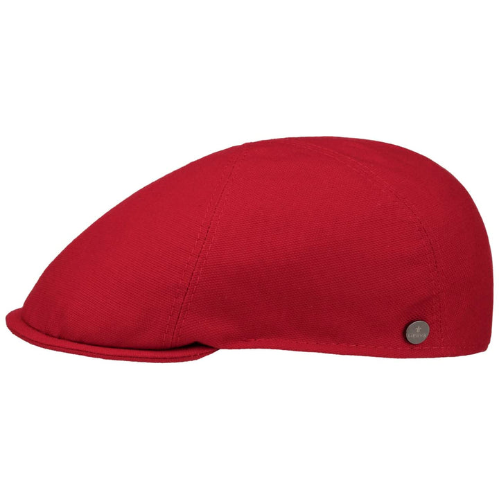 LIERYS Uni Cotton Flatcap - Klassische Form - Schiebermütze mit Stretchfutterband - Herren - Frühjah