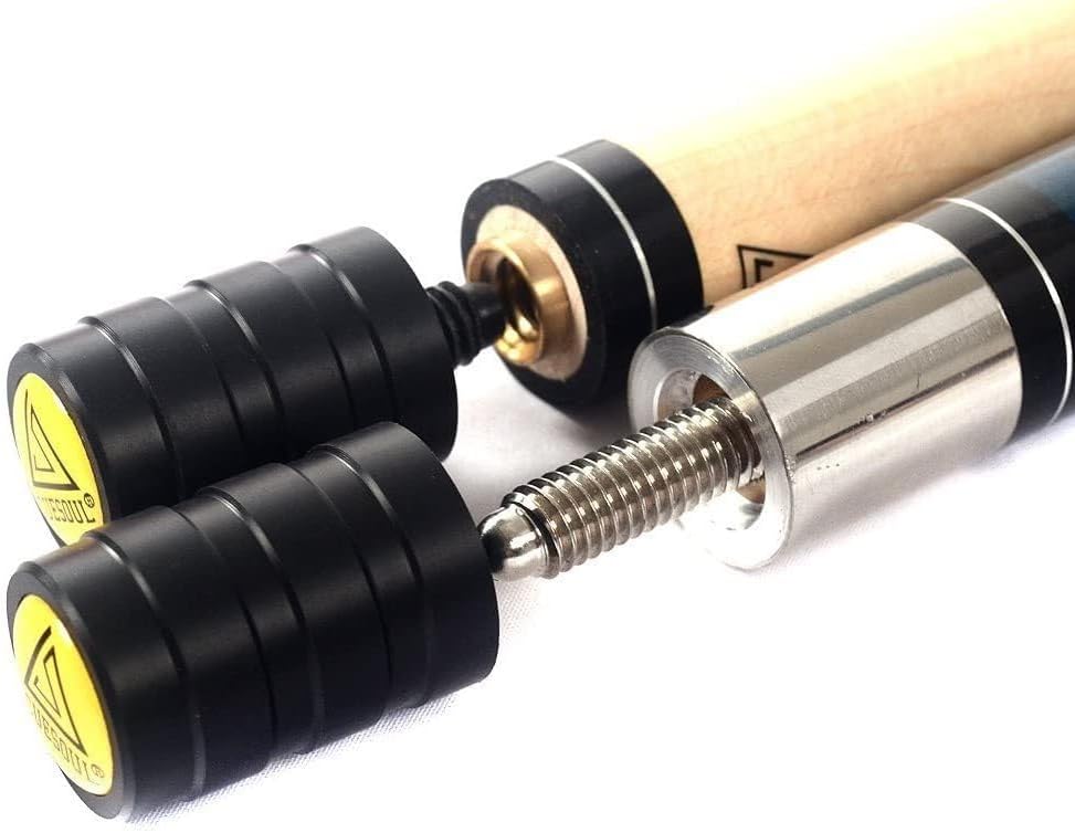 CUESOUL 58 Zoll 19 1/2 Oz Jointed Maple Billiard-Lache-Stichwort CSTB005 13MM Queue Spitzen, CSTB005
