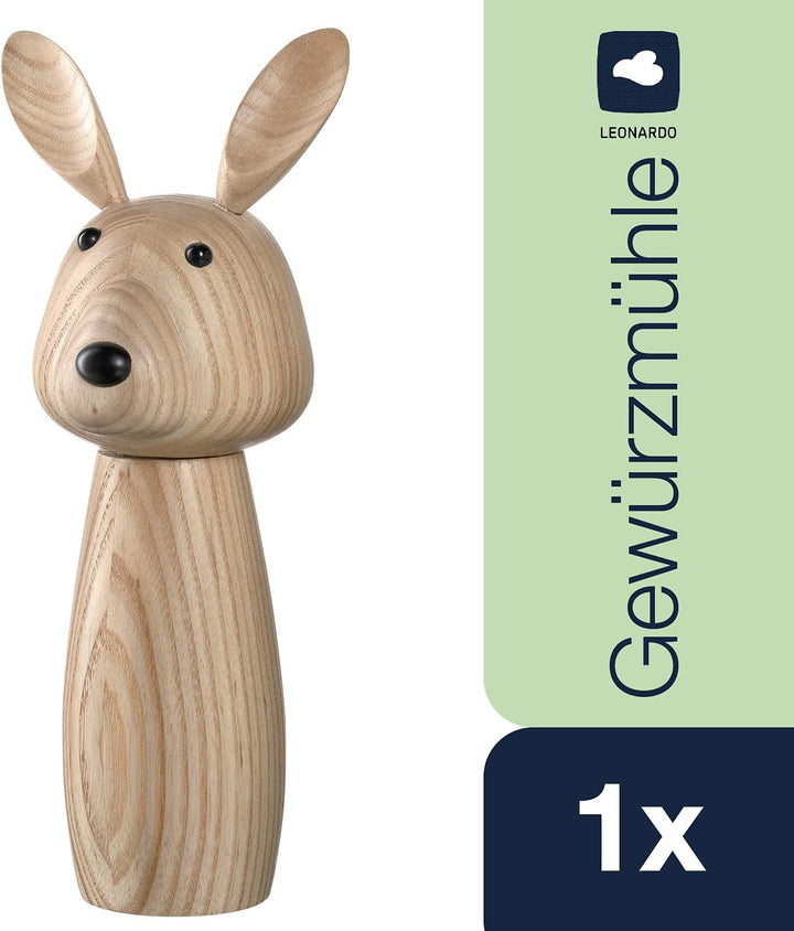 LEONARDO HOME 018699 CUCINA Gewürzmühle Holz braun Hase Gewürzmühle Hase, Gewürzmühle Hase