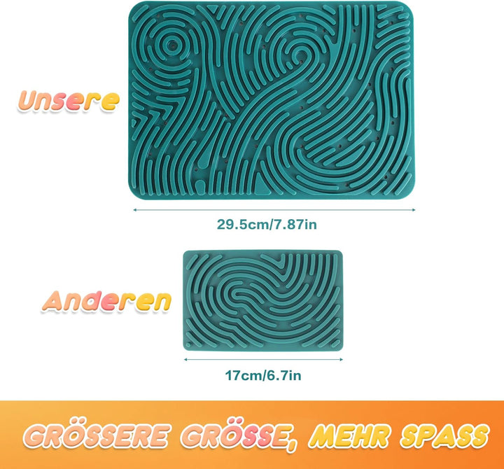 ddLUCK Extra Gross Sensorik Activity Board, 29.5 x 20 cm Silikon Fidget Toys zur Stressabbau, ADHD u