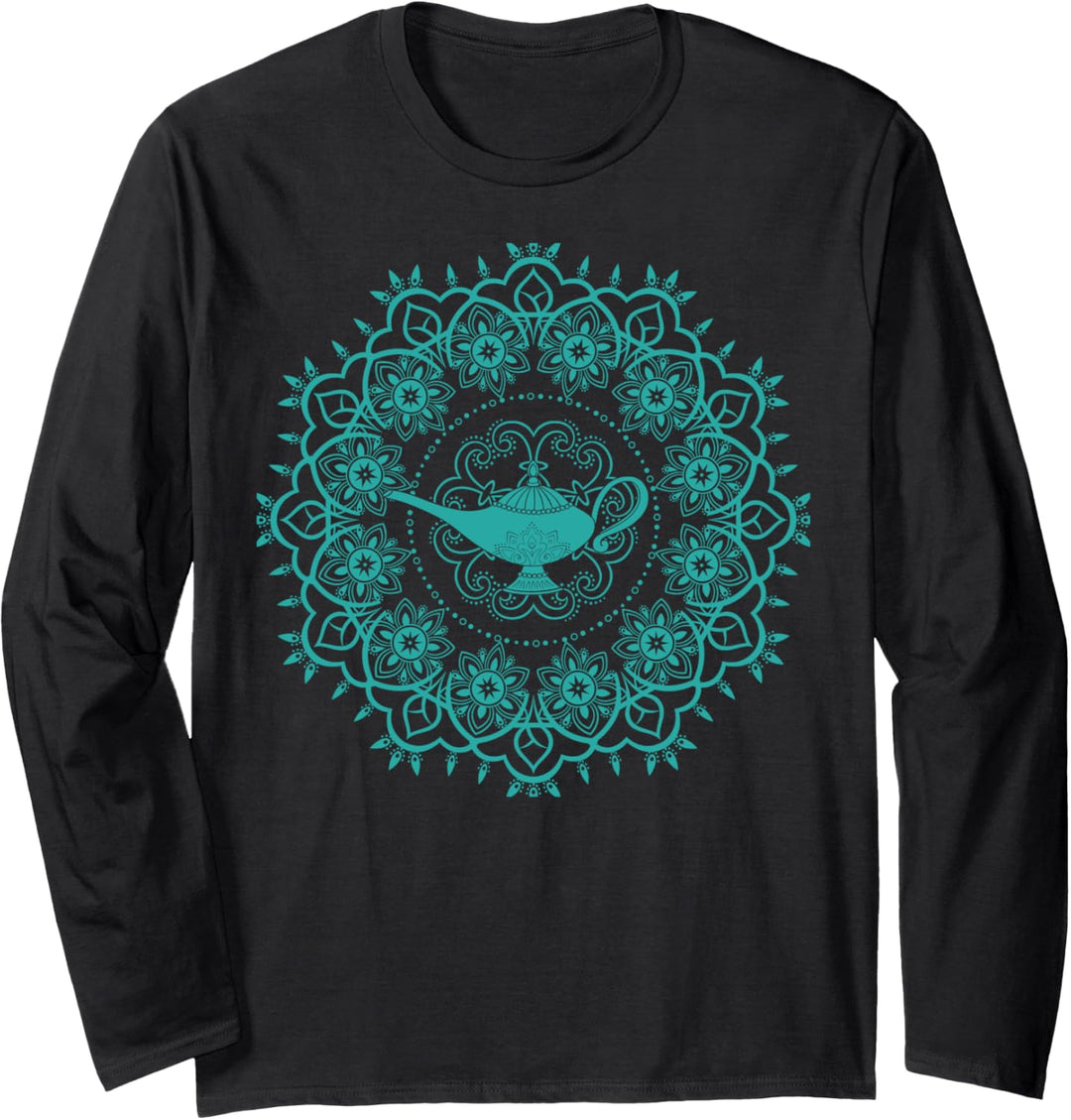 Disney Aladdin Genie's Lamp Mandala Langarmshirt