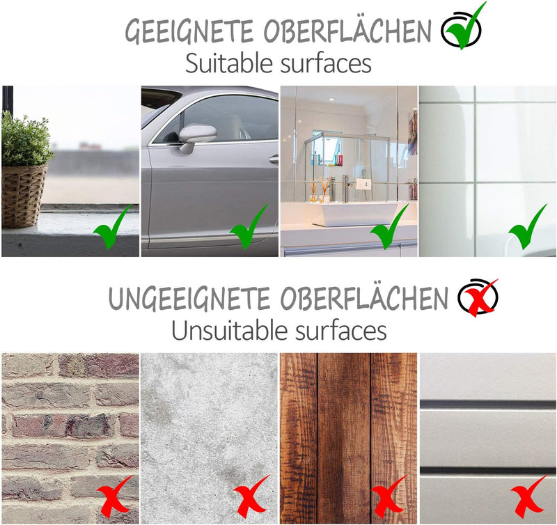 com-four® 120x Saugnapf mit Kabel-Schlitz für Lichterkette und Fenster-Dekoration - Starke Fenster-N