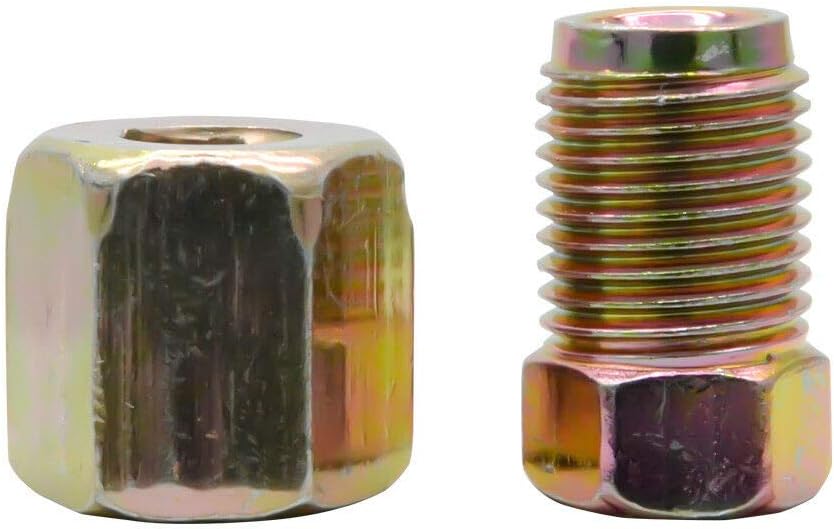 Cupro Nickel Kupfer Bremsschlauch, 3/16 Zoll Riloer Rigid Tube mit Anschlüssen mit 20 männlichen und