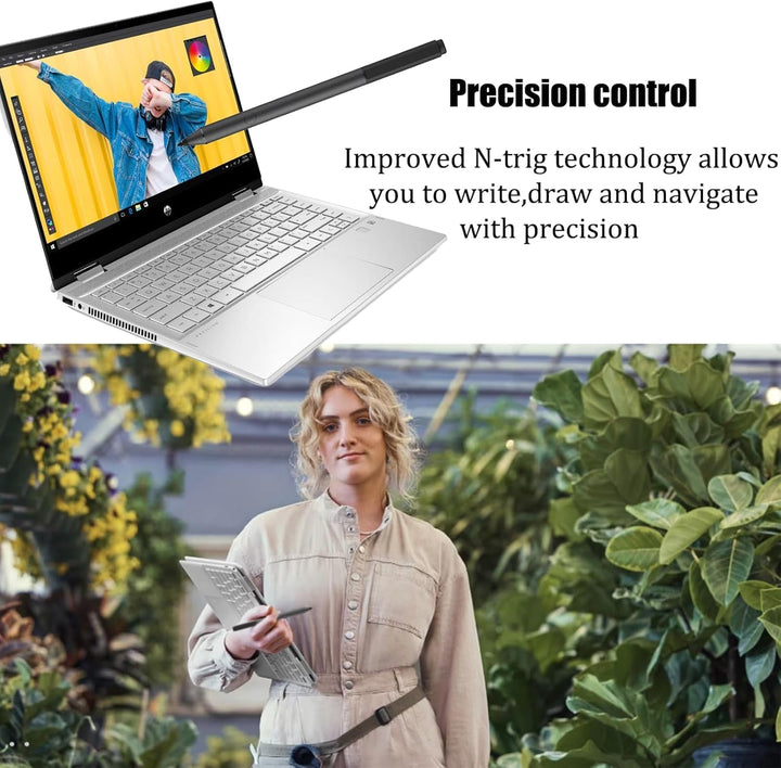 Tilt Pen für HP Tilt Pen (2MY21AA) Digitaler Eingabestift, 2 programmierbare Tasten, Bluetooth, aufl