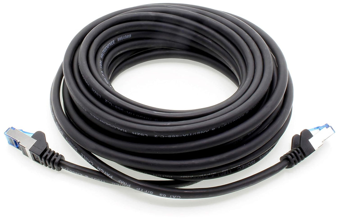 1aTTack.de Patchkabel – 10X 10m Ethernet, Netzwerk, Lan Kabel CAT6a (für Gigabit Netzwerke, Router,