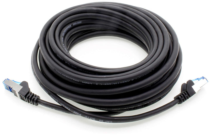 1aTTack.de Patchkabel – 10X 10m Ethernet, Netzwerk, Lan Kabel CAT6a (für Gigabit Netzwerke, Router,