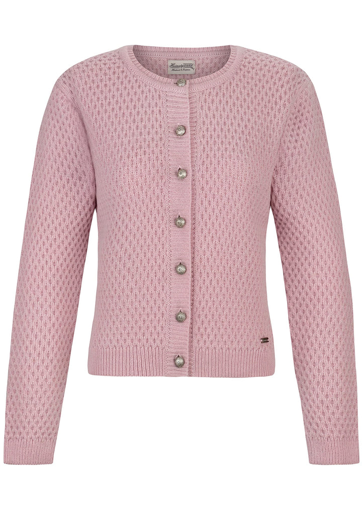 Stockerpoint Juliette Damen Trachtenstrickjacke 42 Rose, 42 Rose