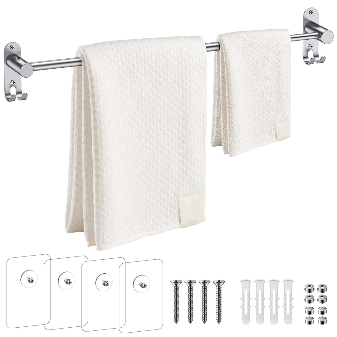 TANiCE Handtuchhalter 40-70cm einstellbar Edelstahl Handtuchstange wandmontage Badetuchhalter Handtu