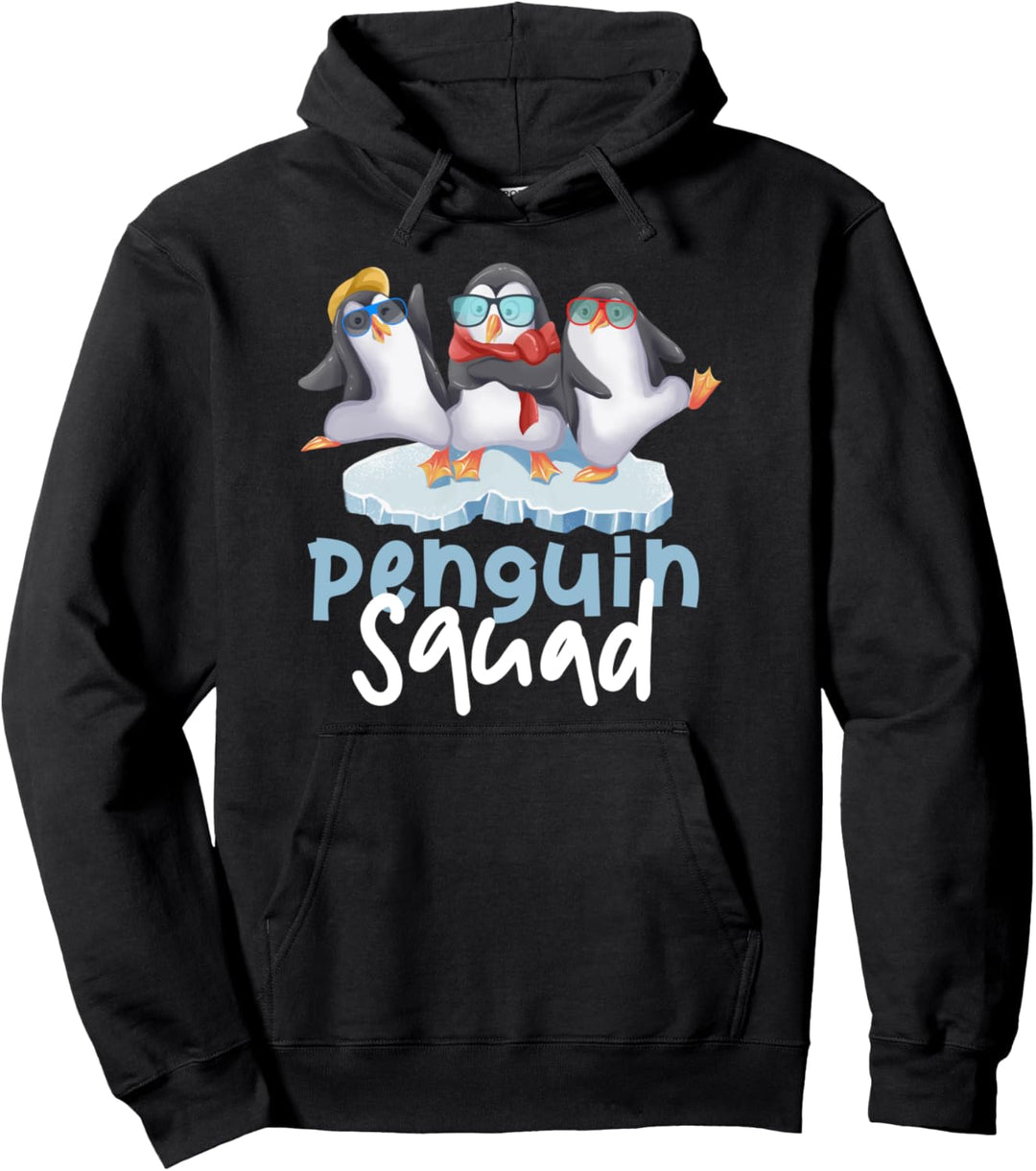 Pinguin Squad Penguin Partner Team Gruppen Partnerlook Pullover Hoodie