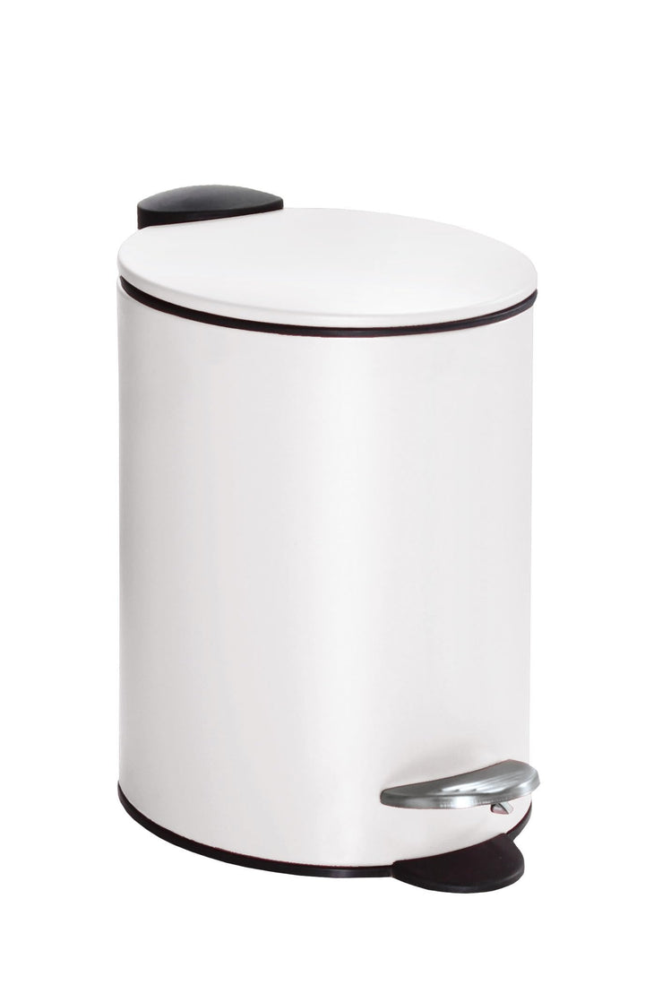 Kosmetikeimer Silence, Farbe: Weiss, Material: Metall, Grösse: Eimer 3 Liter Länge 17 cm, Breite 17