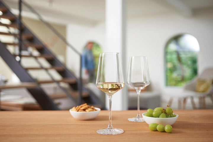 LEONARDO HOME PUCCINI Set 6 Rieslingglas, Glas, klar, 6 cm, 6 Rieslinggläser 400 ml, Rieslinggläser