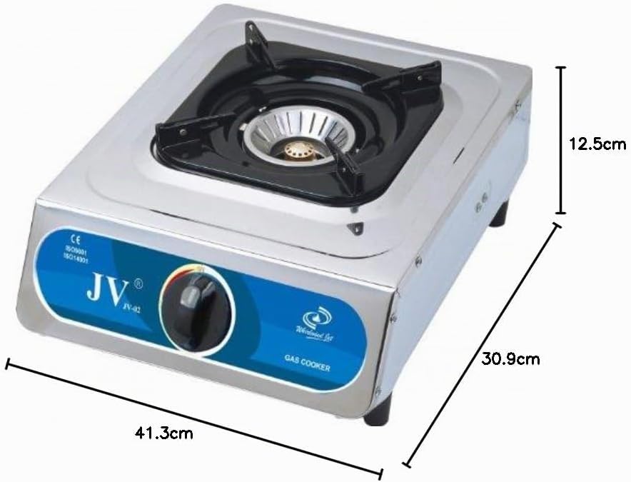 JV Edelstahlkocher Turbo 1-flammig