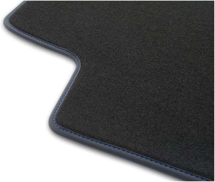 MOTOS Premium Velours-Fussmatten passend für Audi A3 8L 1996-2003 - Premium, Matt, Blau fussmatten A