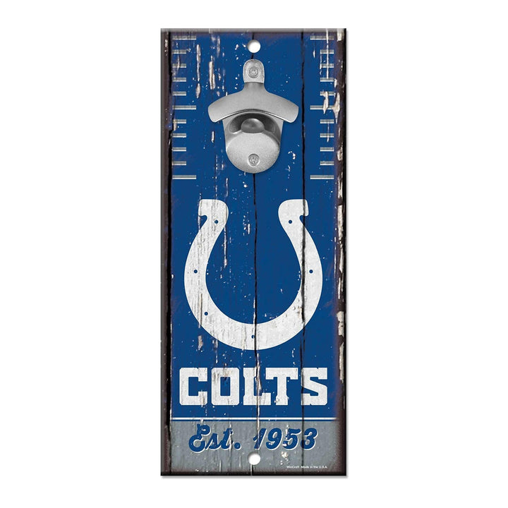 Wincraft Indianapolis Colts NFL Schild mit Flaschenöffner