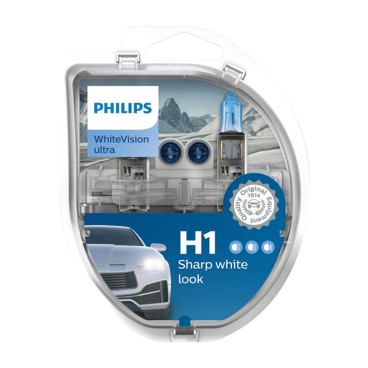 Philips WhiteVision ultra H1 Scheinwerferlampe, Doppelset, 525028, Twin box Twin box H1, Twin box H1
