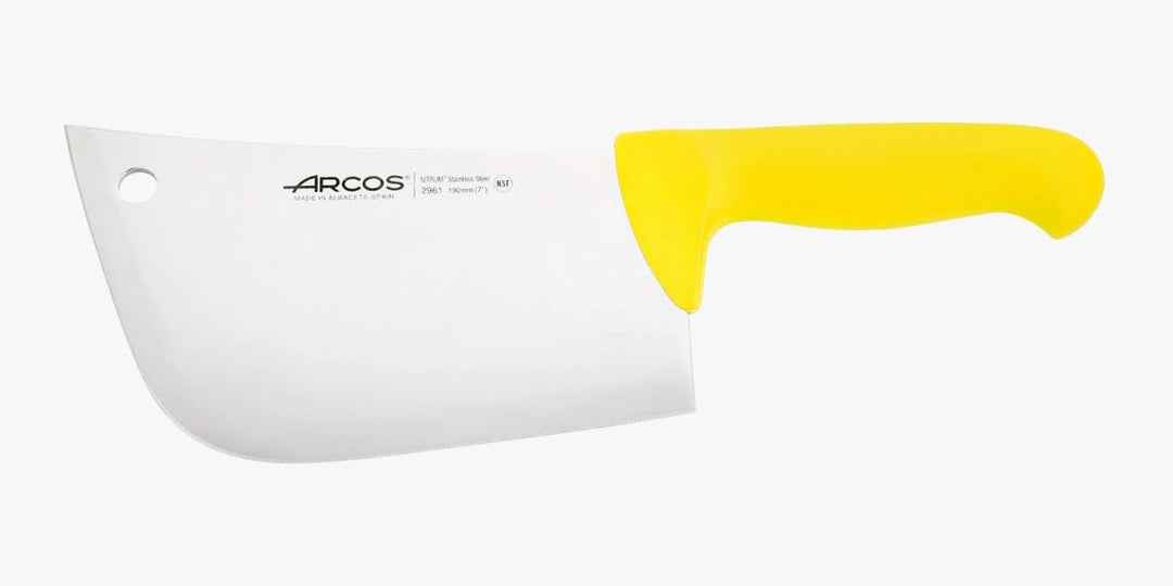 Arcos Serie 2900 - Hackmesser Metzgermesser - Klinge Nitrum Edelstahl 190 mm - HandGriff Polypropyle