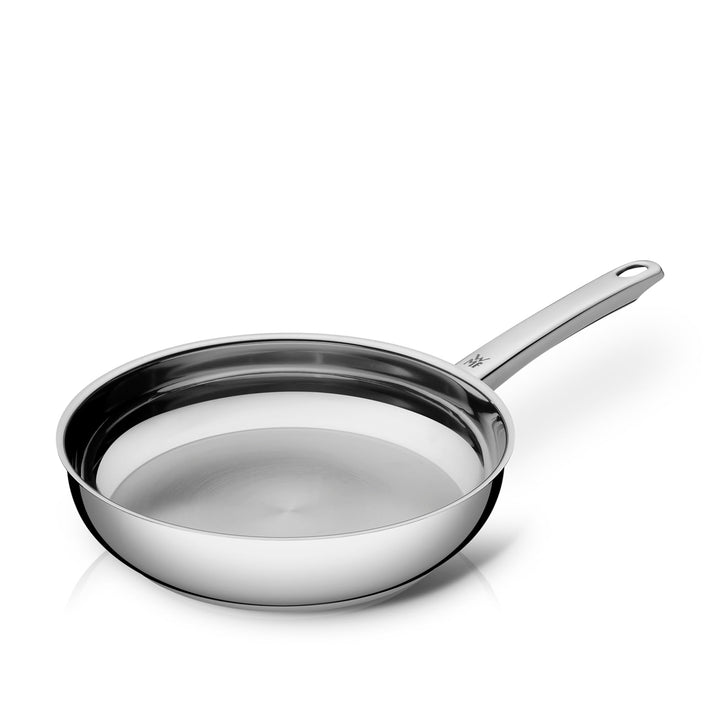 WMF Profi Bratpfanne 24 cm Induktion, Edelstahl Pfanne unbeschichtet, Cromargan Edelstahl, backofenf