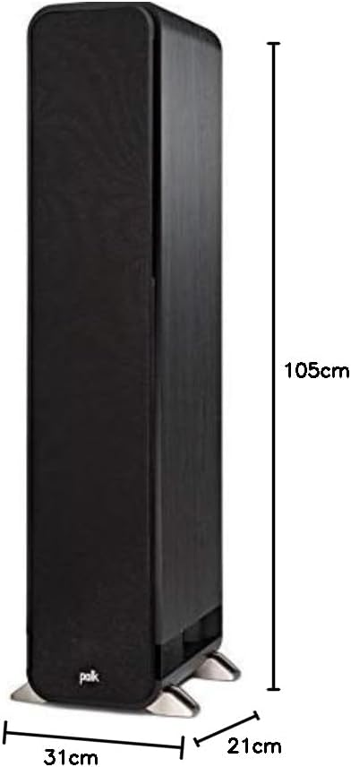 Polk Audio Signature S55E Standlautsprecher, HiFi Lautsprecher für Musik und Heimkino Sound, passive
