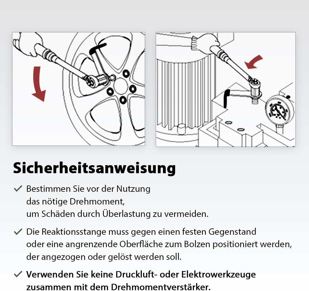 FIRSTINFO F3220DF | 1/2" | Drehmomentverstärker | Drehmomentvervielfältiger | 3.4:1, 800 NM Output: