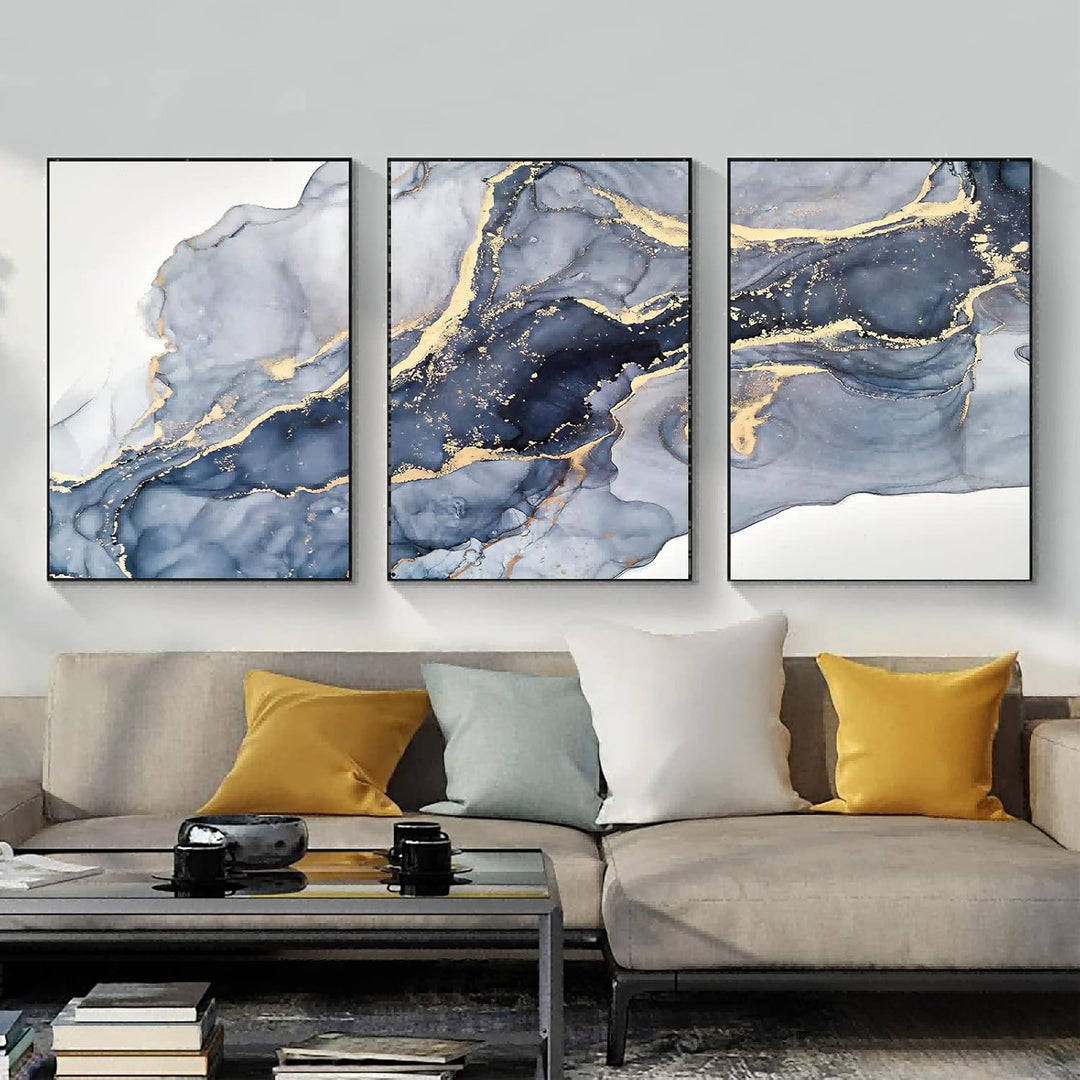 WADBTP Islamische Leinwand Bilder,Islamic Leinwand Malerei,Marble Background Allah Islamic Arabic Ca