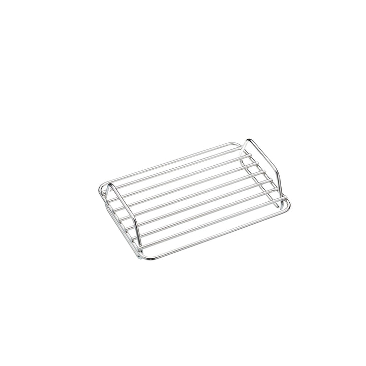 MasterClass Kleiner Bratrost, Edelstahl, 23 x 16,5 x 6,5 cm, Silber 12 x 17 x 22 cm, 12 x 17 x 22 cm
