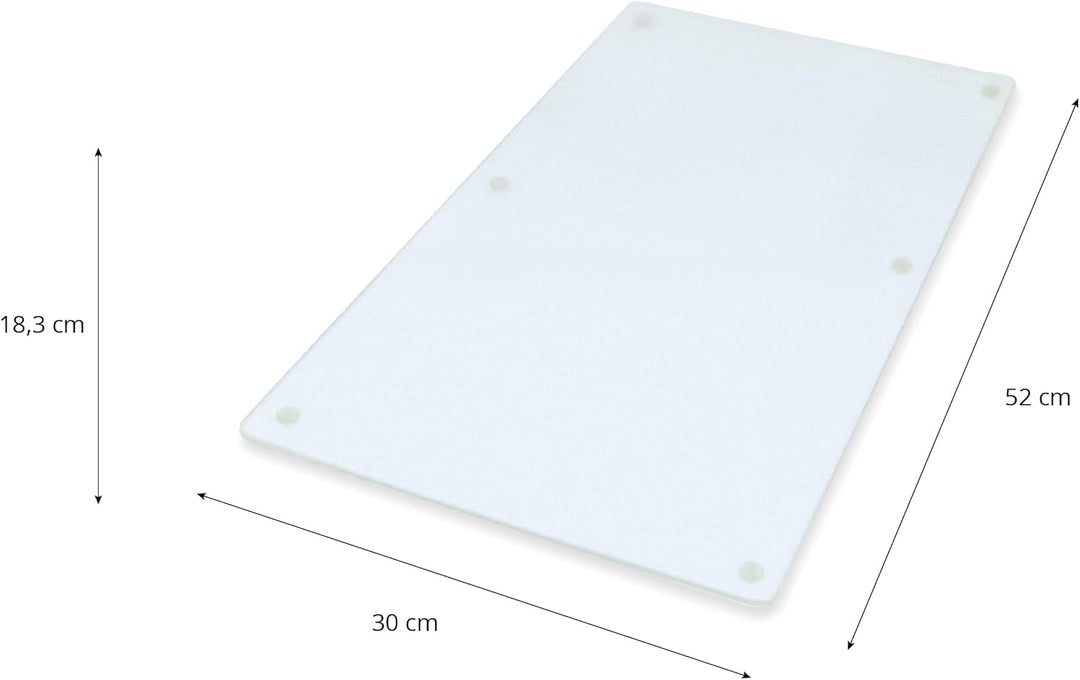 Jocca 6411 Abdeckung Set FÜR GLASKERAMIKPLATTEN (2 Stück), Kristall, traslucida, 2, Traslucida