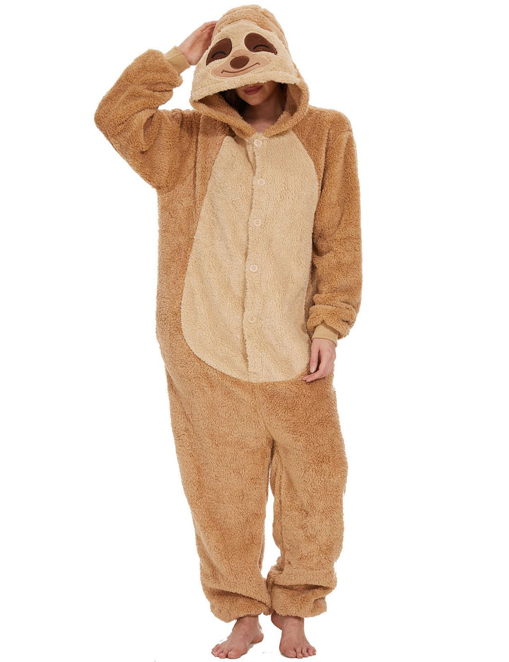 LATH.PIN Pyjamas Jumpsuit Panda Unisex Erwachsene Tier Onesie Cosplay Halloween Karneval Kostüme Dam
