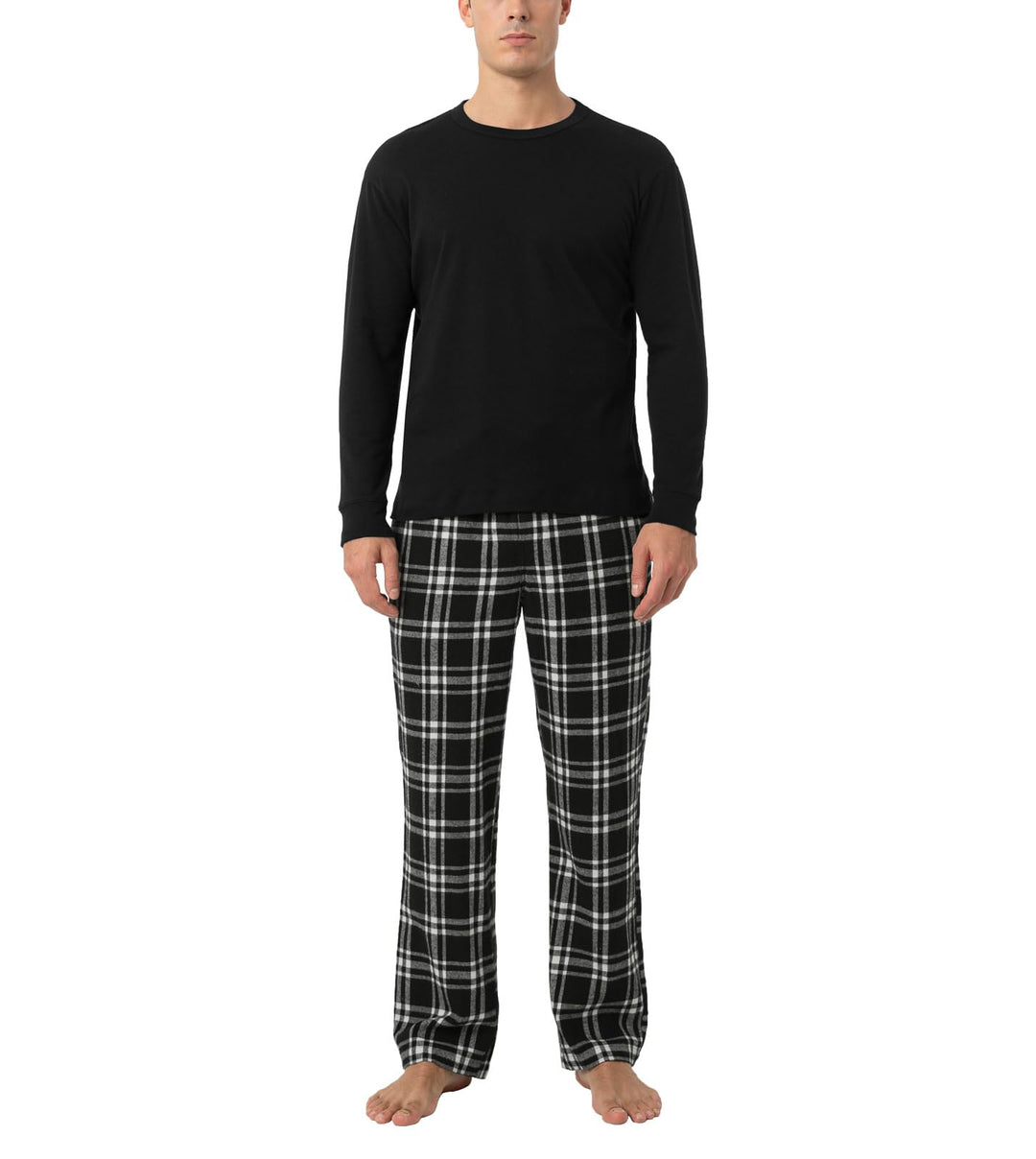 LAPASA Herren Pyjama-Set Schlafanzugset (Extra Warm Flecce Set M129, Wärmer Flanell Set M95, Warm Fl
