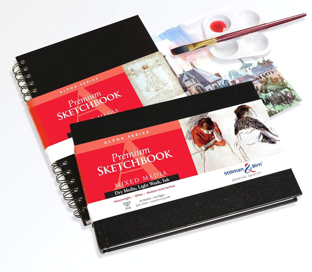 Stillman & Birn Alpha Series Sketchbooks 4 in. x 6 in. hardbound portrait