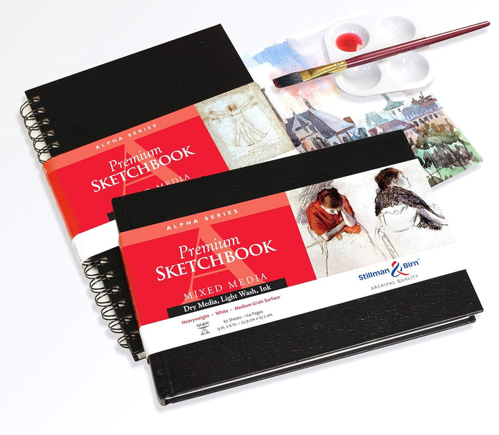 Stillman & Birn Alpha Series Sketchbooks 4 in. x 6 in. hardbound portrait