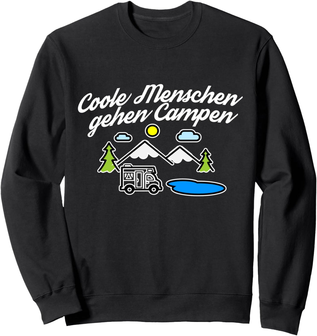 Camper & Camping Geschenk für Wohnwagen Urlauber Campen Sweatshirt