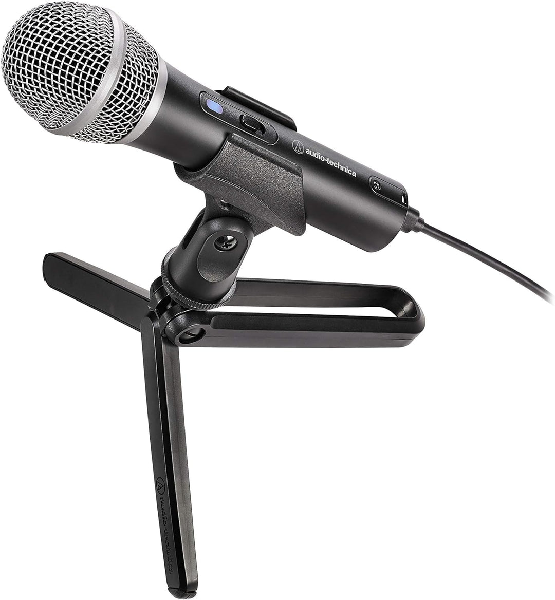Audio-Technica 2100x-USB Streaming-/Podcast-mikrofon Schwarz Unidirektionales dynamisches Streaming/