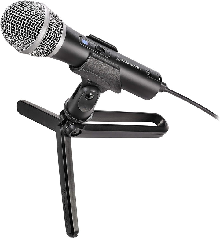 Audio-Technica 2100x-USB Streaming-/Podcast-mikrofon Schwarz Unidirektionales dynamisches Streaming/