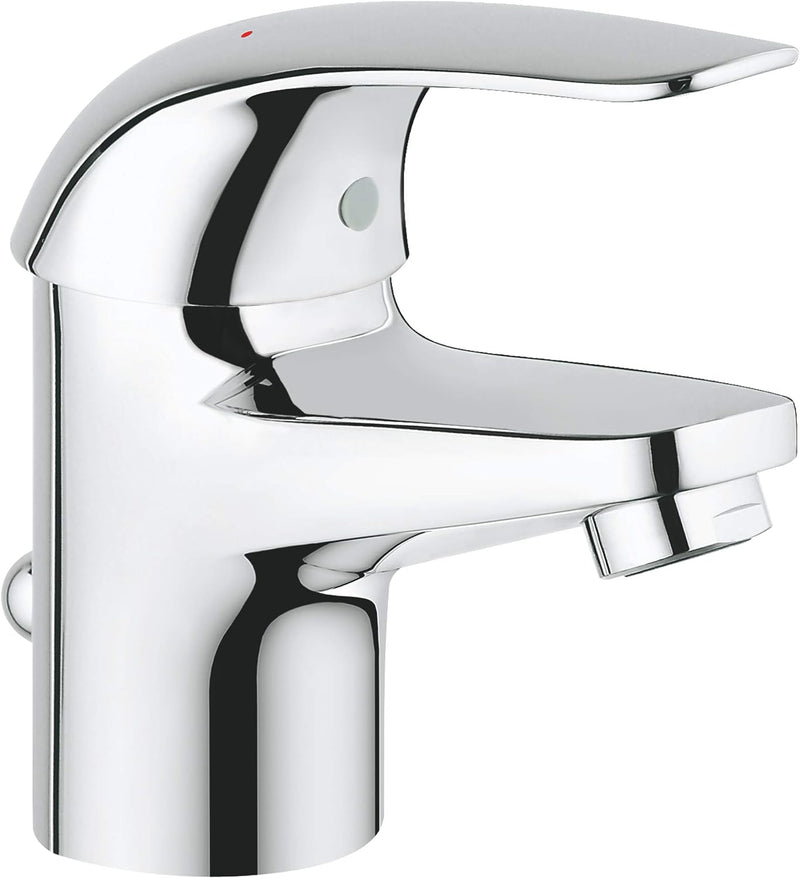 GROHE Euroeco - Einhand- Waschtischarmatur (wassersparend, S-Size, mit Keramikkartusche, kratzfest)