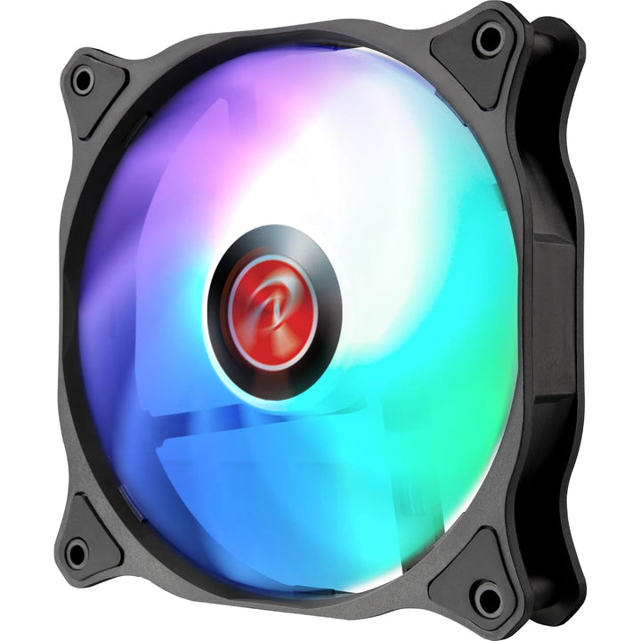 Raijintek EOS 12 RBW ADD Lüfter, 2er-Set inkl. Controller, Schwarz, 120 mm
