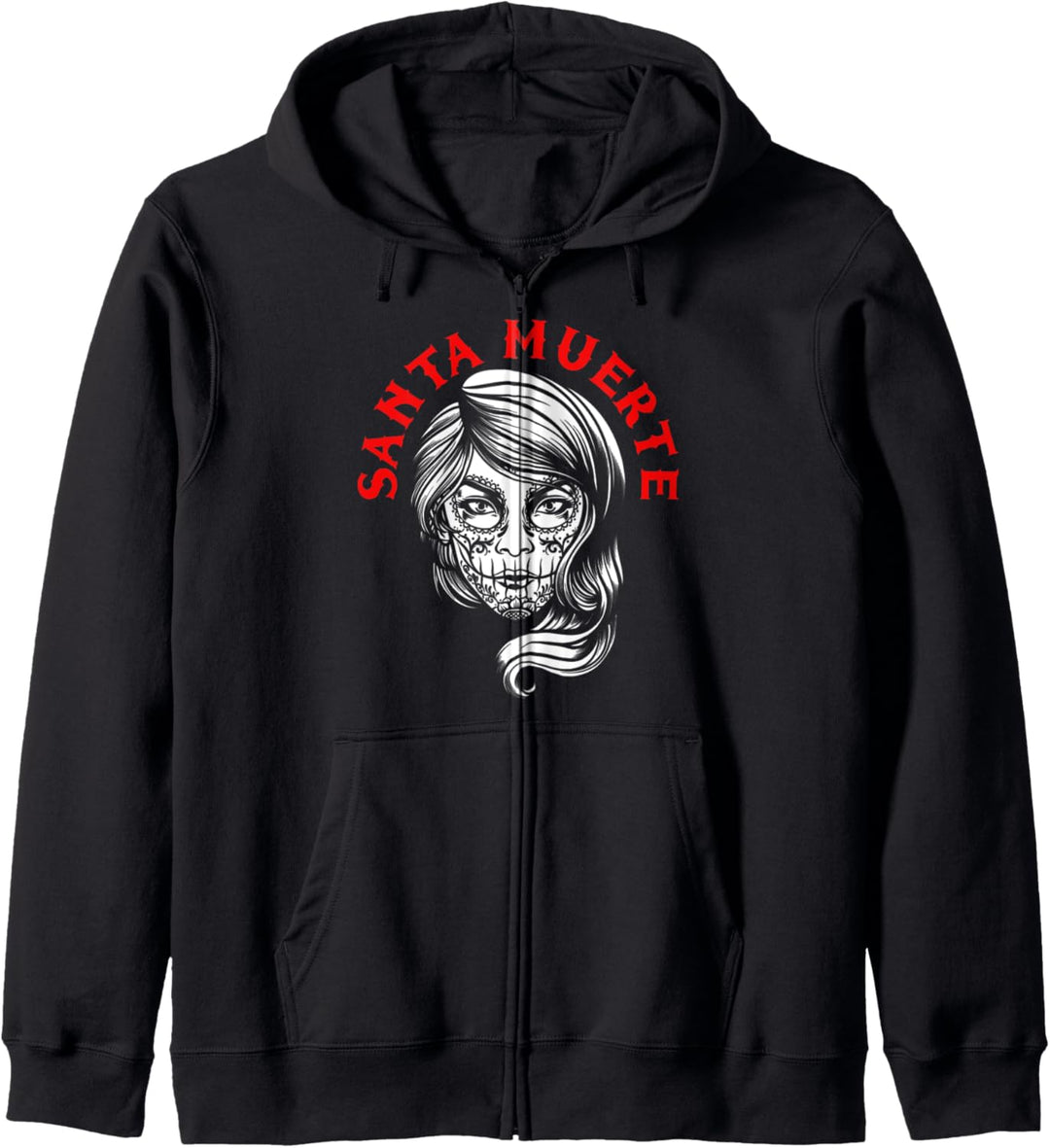 Santa Muerte Calavera Skelett Mexiko Totenkopf Tod Mexikaner Kapuzenjacke
