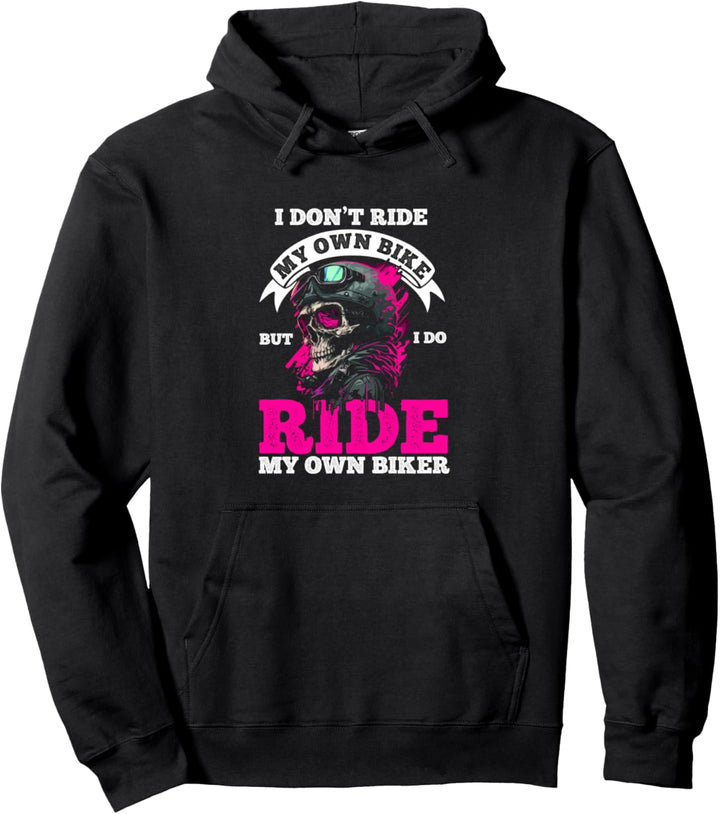 Biker Motorrad Slogan Motorradhemd für Frauen Pullover Hoodie