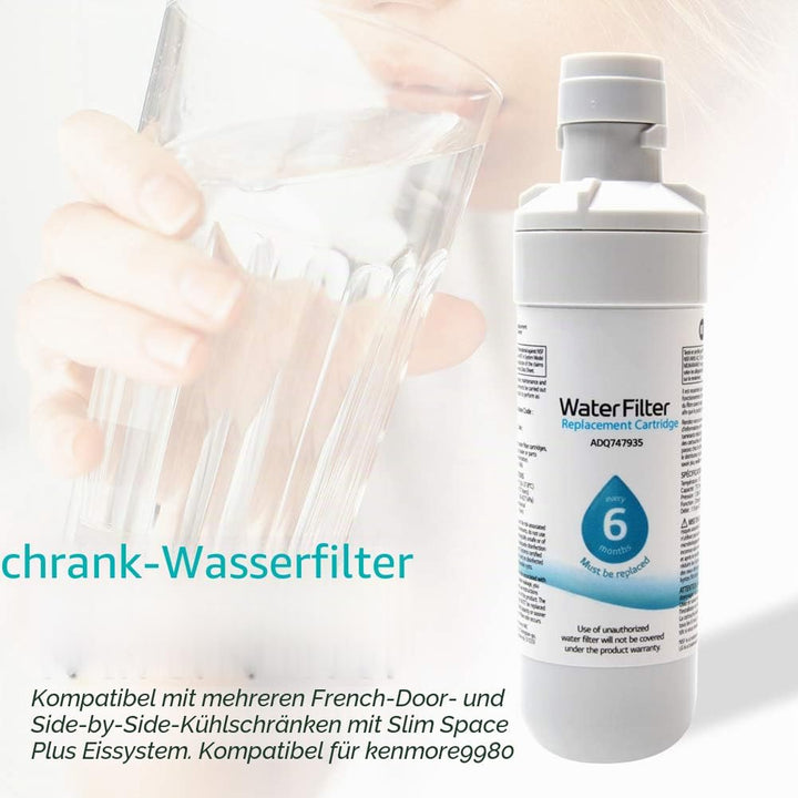 LT1000p Wasserfilter Ersatz für Kenmore9980, austauschbarer Kühlschrank Wasserfilter Home Remover We