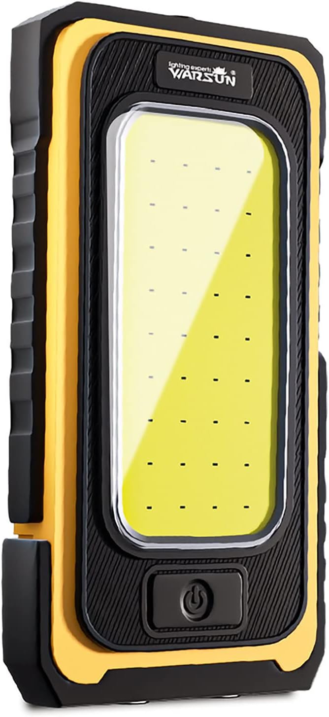 WARSUN Arbeitsleuchte LED COB KFZ Werkstattlampe Wiederaufladbare Akku Werkstatt Handlampe mit Magne