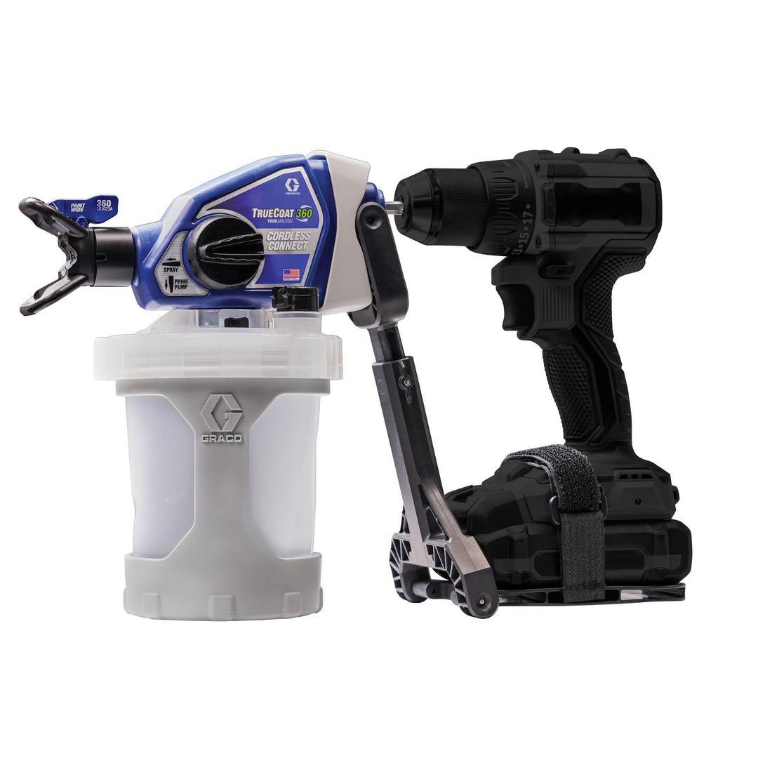Magnum by GRACO 26D361 TrueCoat 360 Cordless Connect, Handheld Cordless Airless-Farbsprüher, Bohrspr