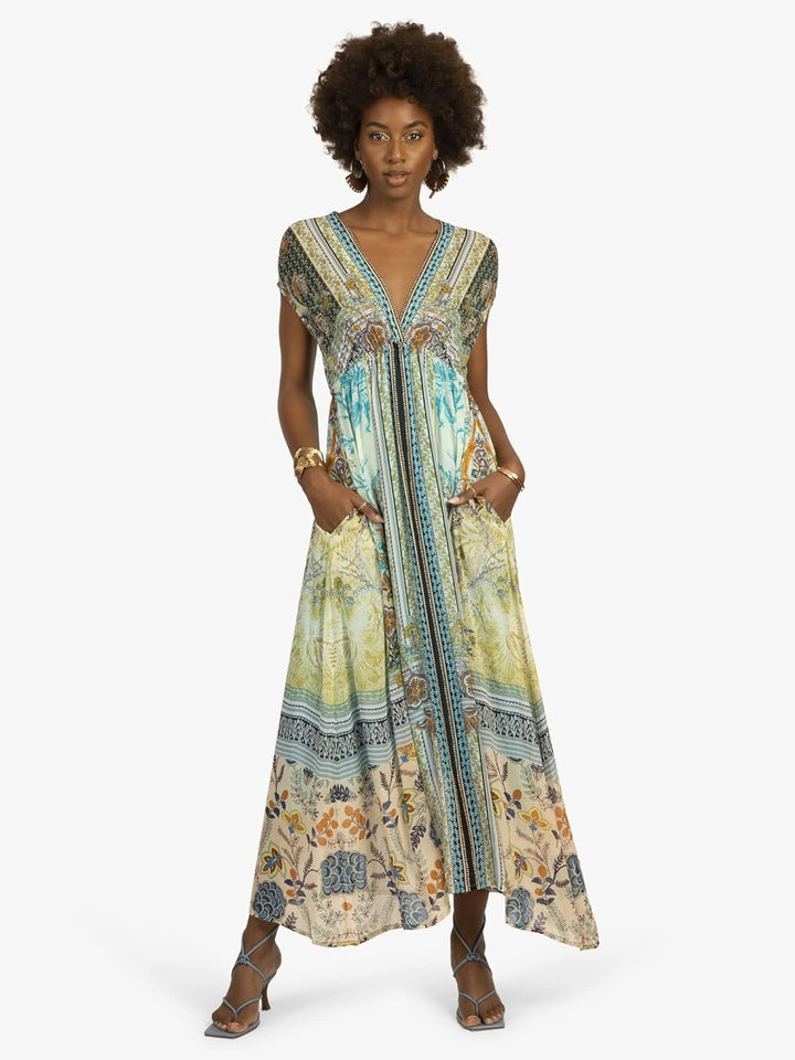 Mint & Mia Damen Dress Benita Kleid, mehrfarbig, 36