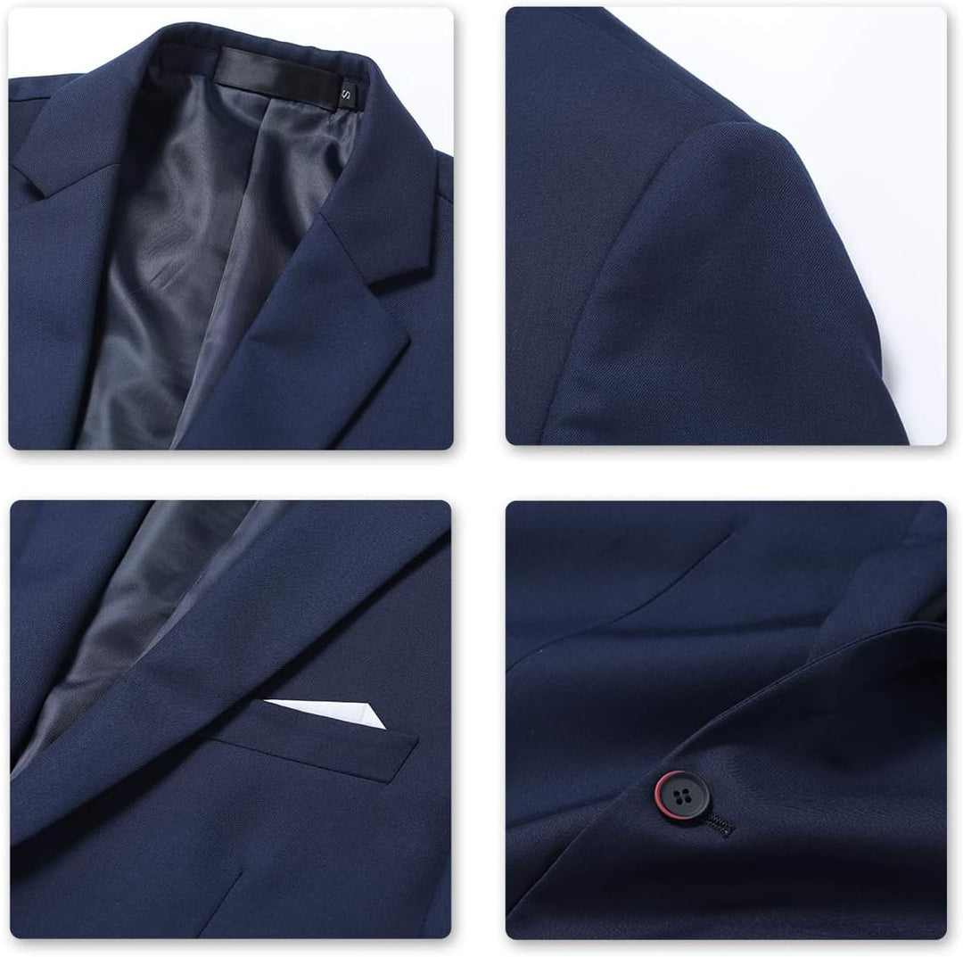 Anzug Herren Anzug 2 Teilig Slim Fit Herrenanzug Hochzeit Anzüge Herren Modern Sakko für Business, D