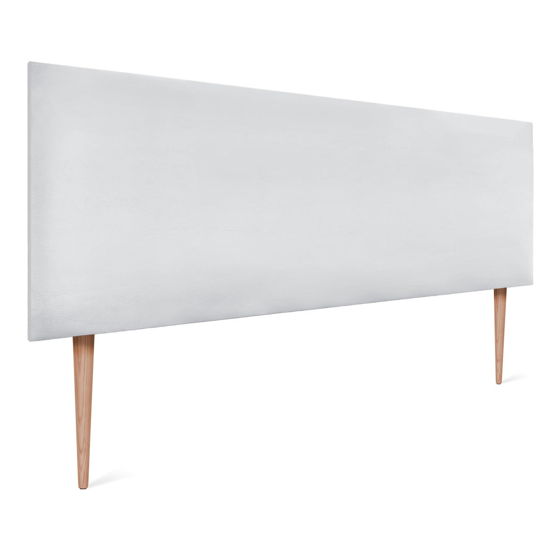 DHOME Kopfteil aus Kunstleder oder Stoff AQUALINE Glattes gepolstertes Kopfteil Luxusbett Kopfteil (
