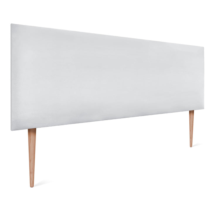 DHOME Kopfteil aus Kunstleder oder Stoff AQUALINE Glattes gepolstertes Kopfteil Luxusbett Kopfteil (