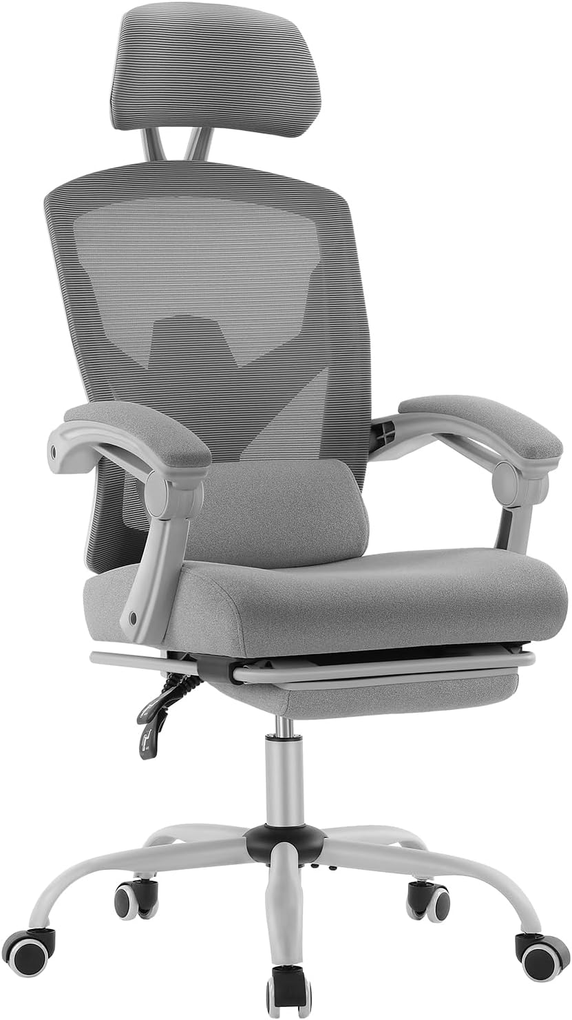 DUMOS Bürostuhl Ergonomisch - Ein Schreibtischstuhl mit Komfortarmlehnen, Ausgestattet mit Einer Beq