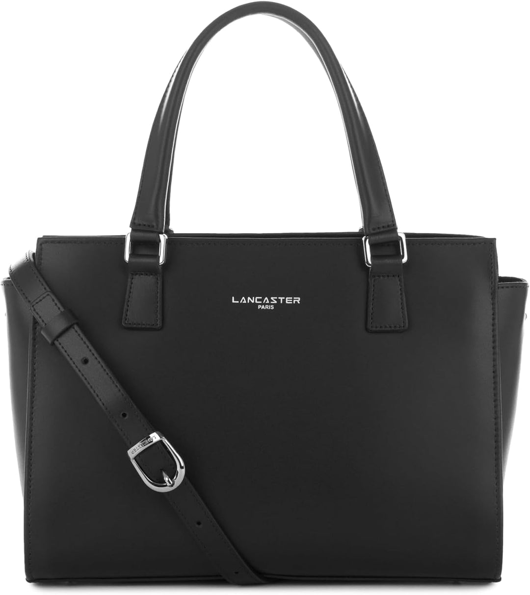 Lancaster Unisex Glatt Tasche, Schwarz