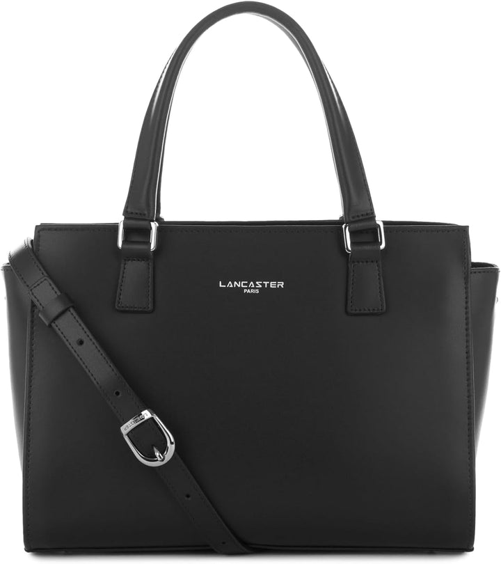 Lancaster Unisex Glatt Tasche, Schwarz